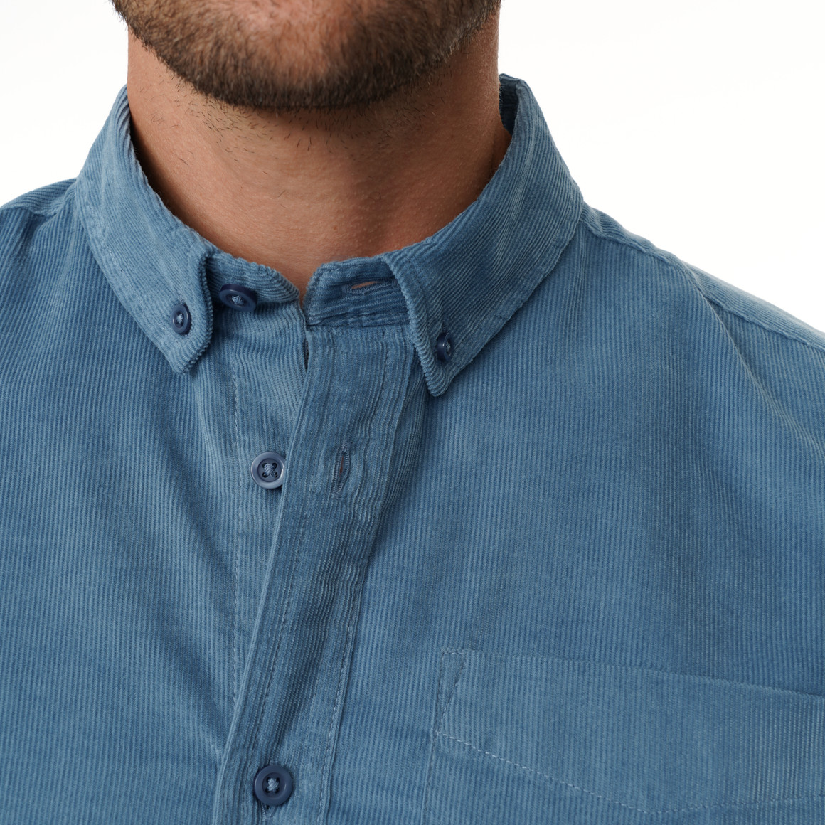 Herren Cordhemd in Regular Fit