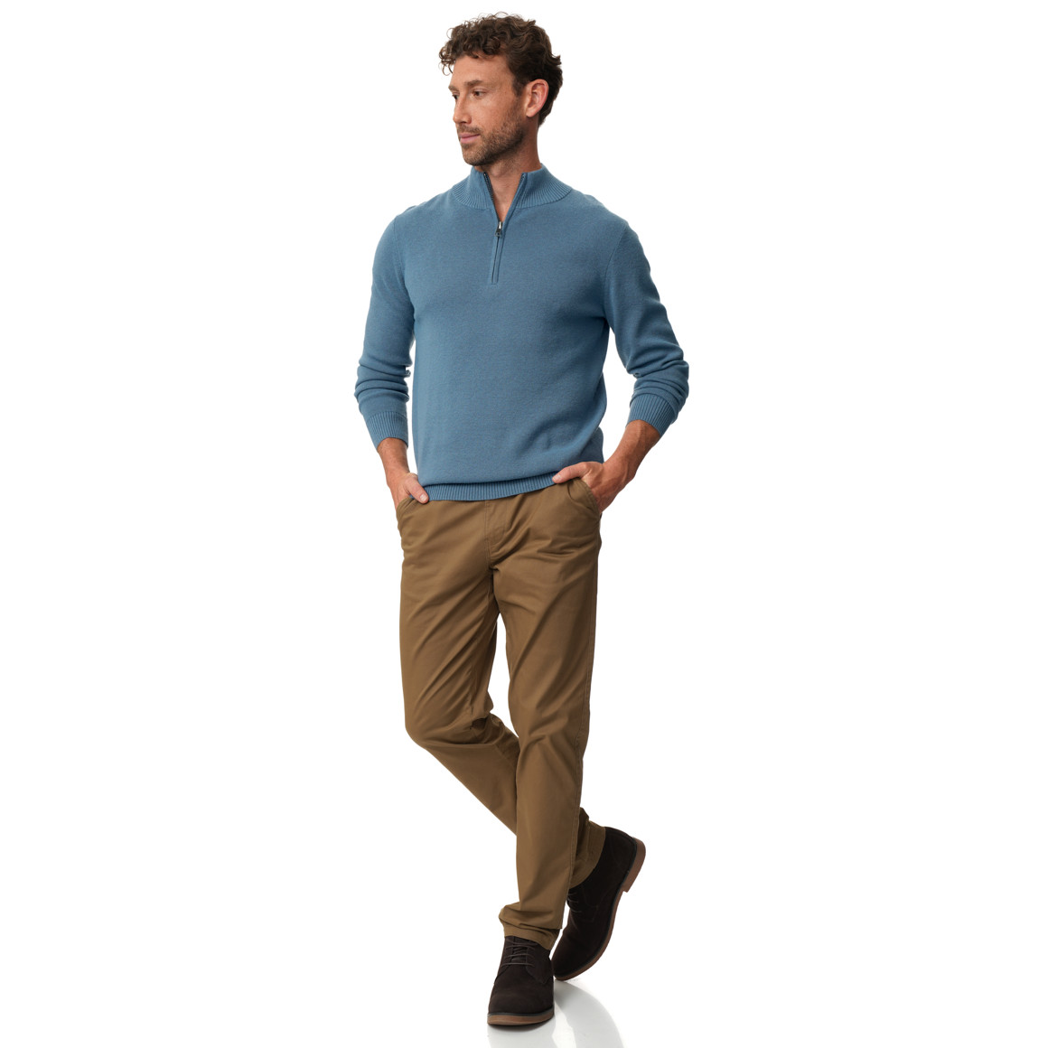 Herren Chinohose in Unifarben