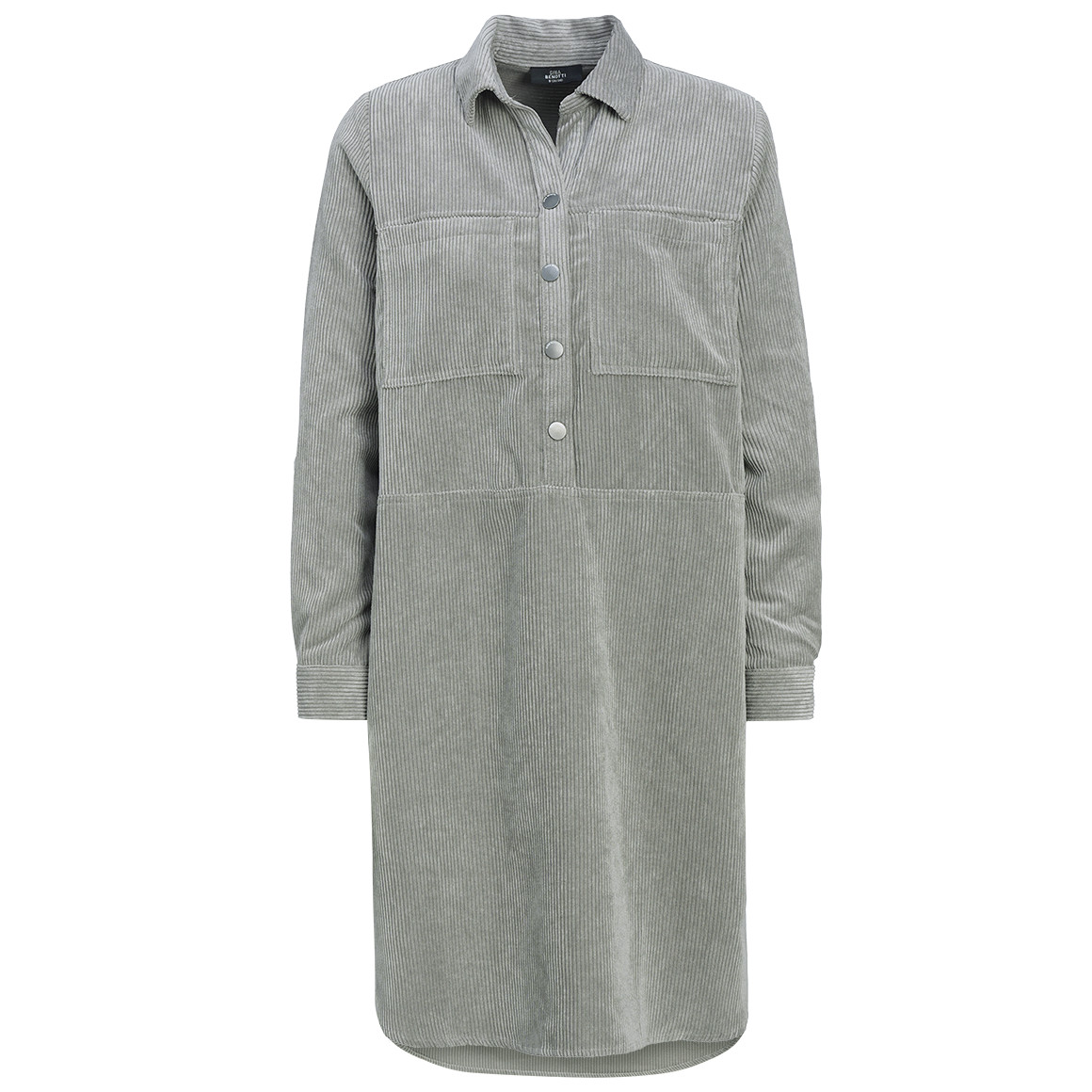 Damen Cord-Kleid mit Brusttaschen
