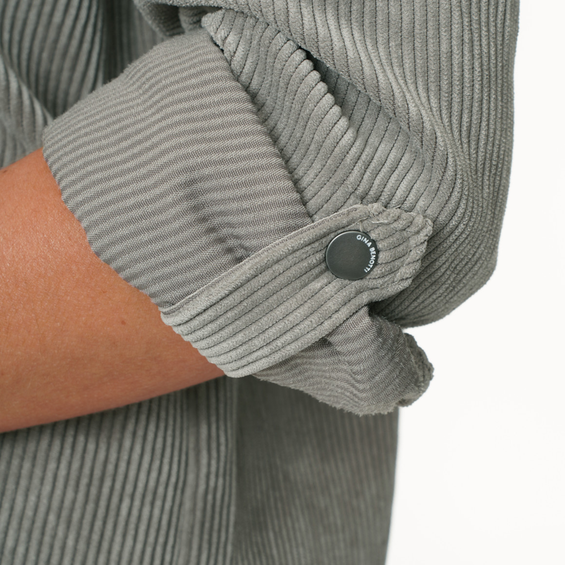 Damen Cord-Kleid mit Brusttaschen