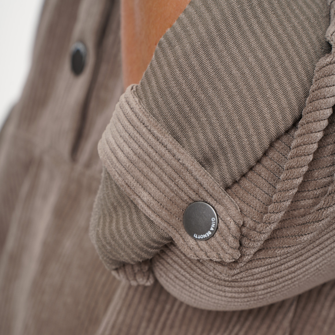 Damen Cord-Kleid mit Brusttaschen