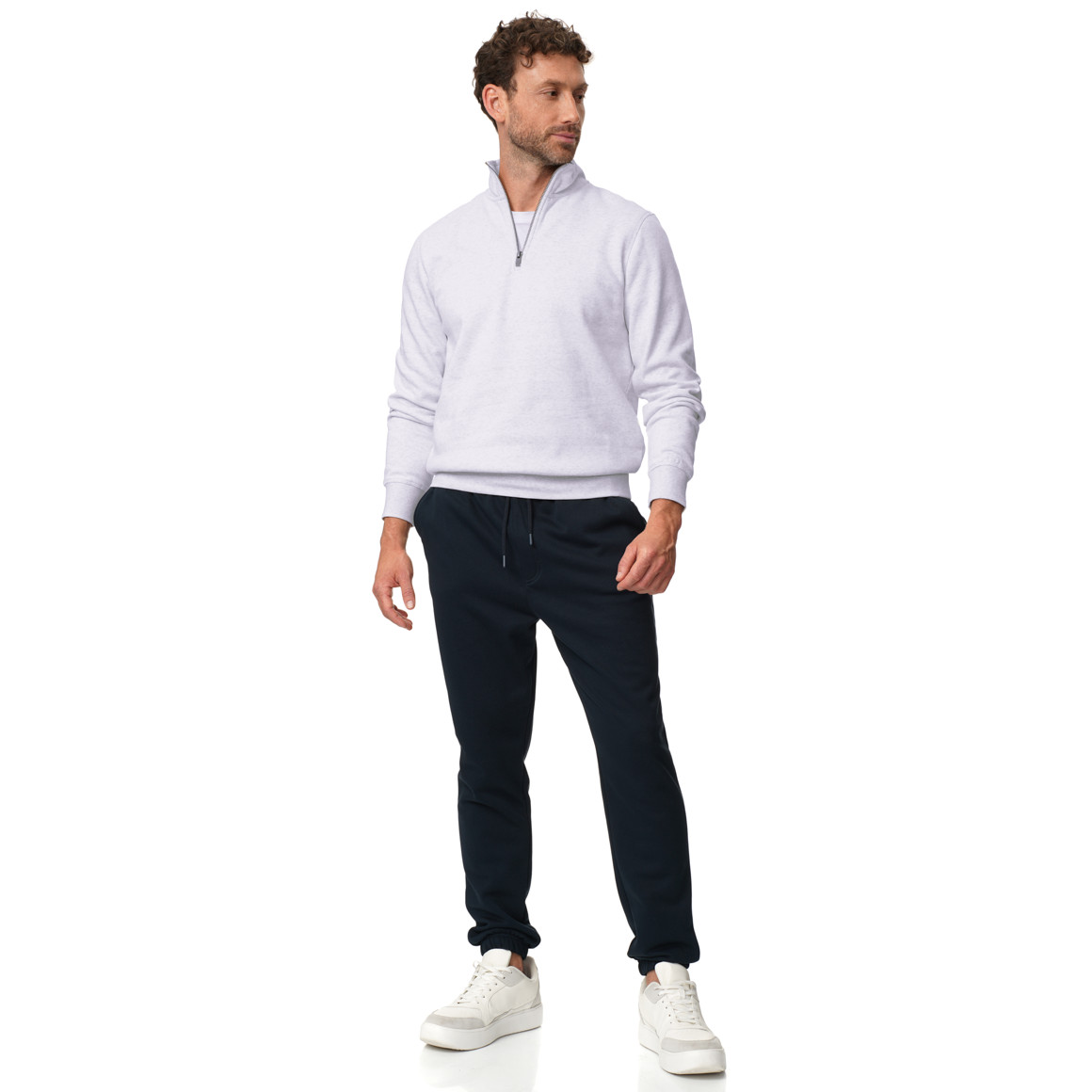 Herren Sweattroyer mit Stickerei