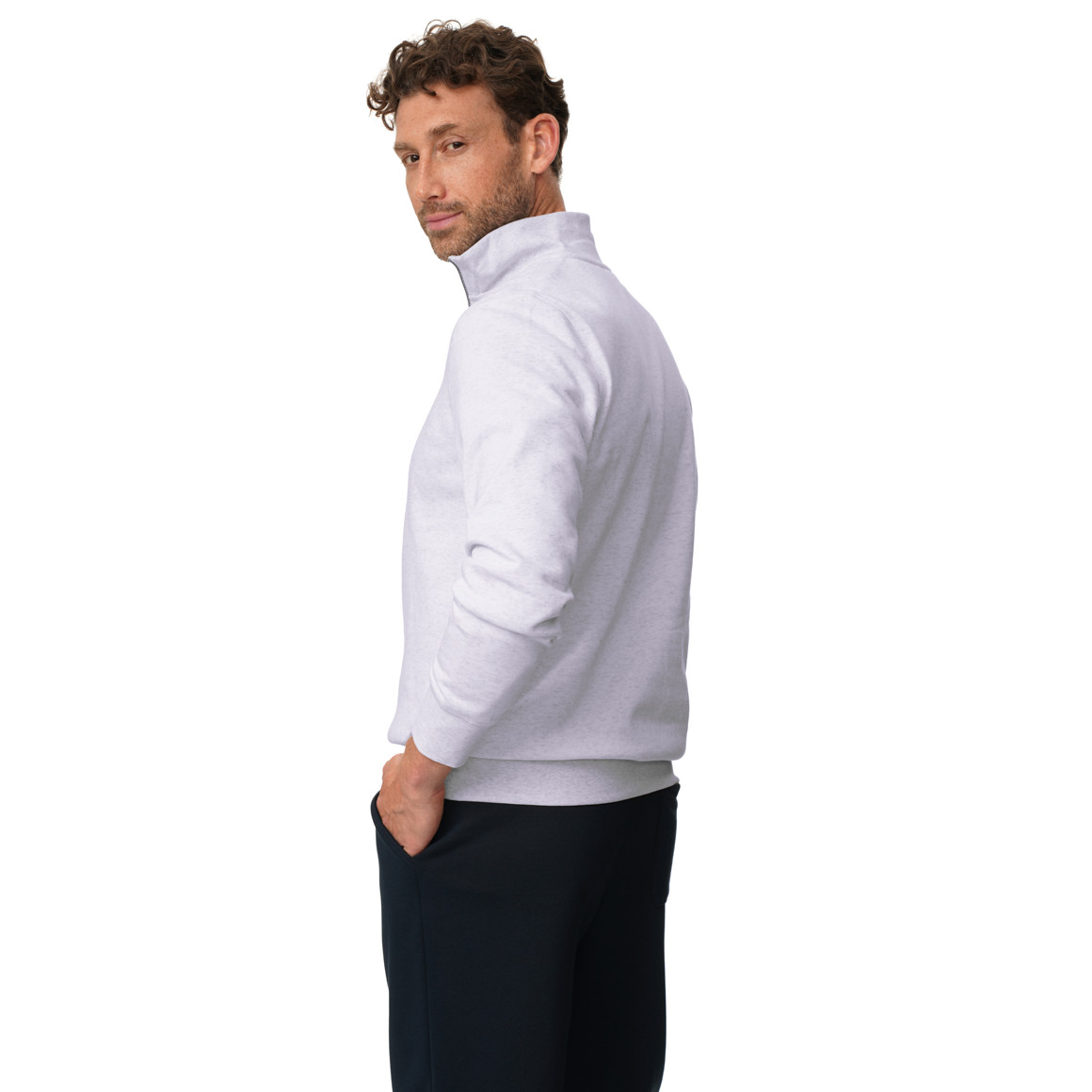 Herren Sweattroyer mit Stickerei