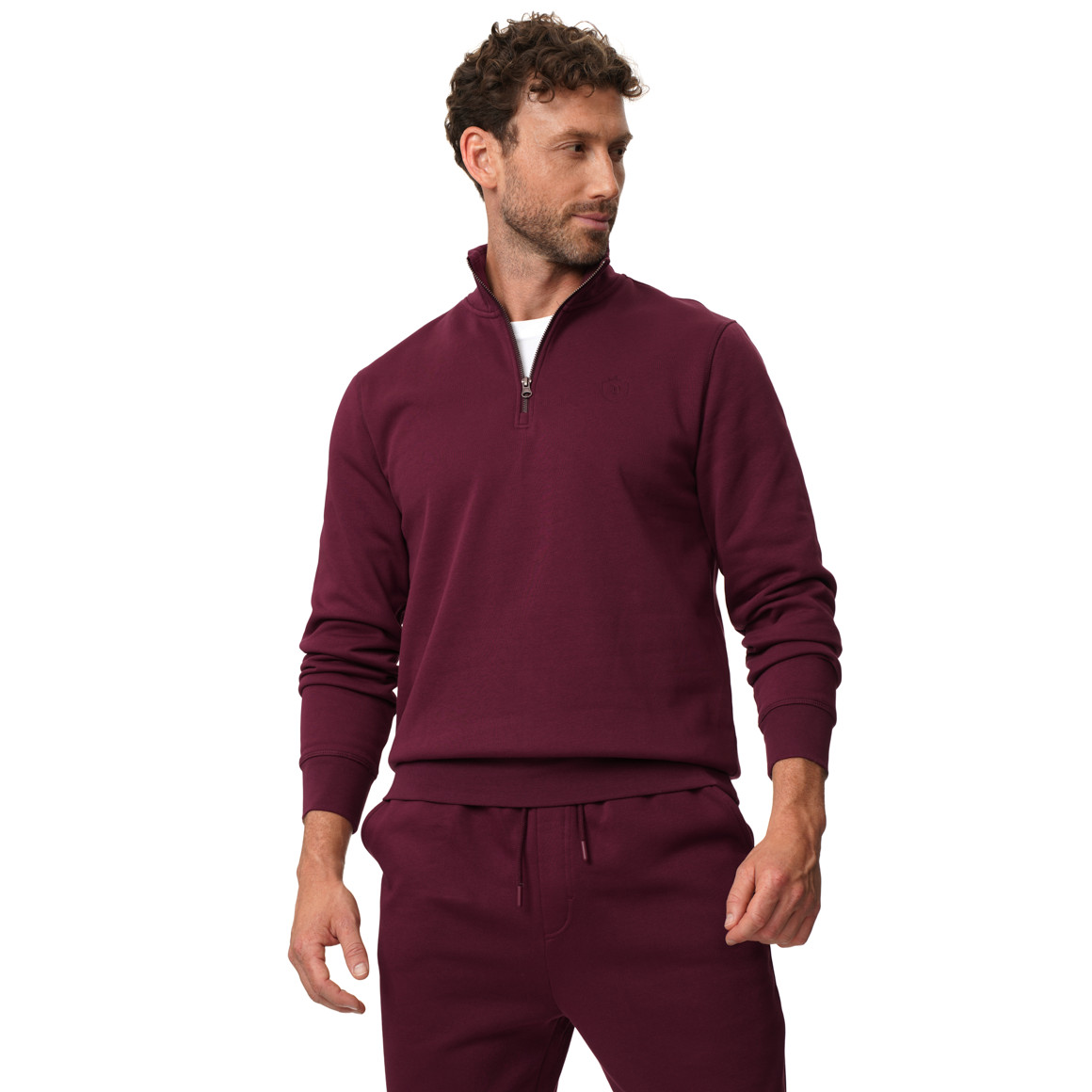 Herren Sweattroyer mit Stickerei