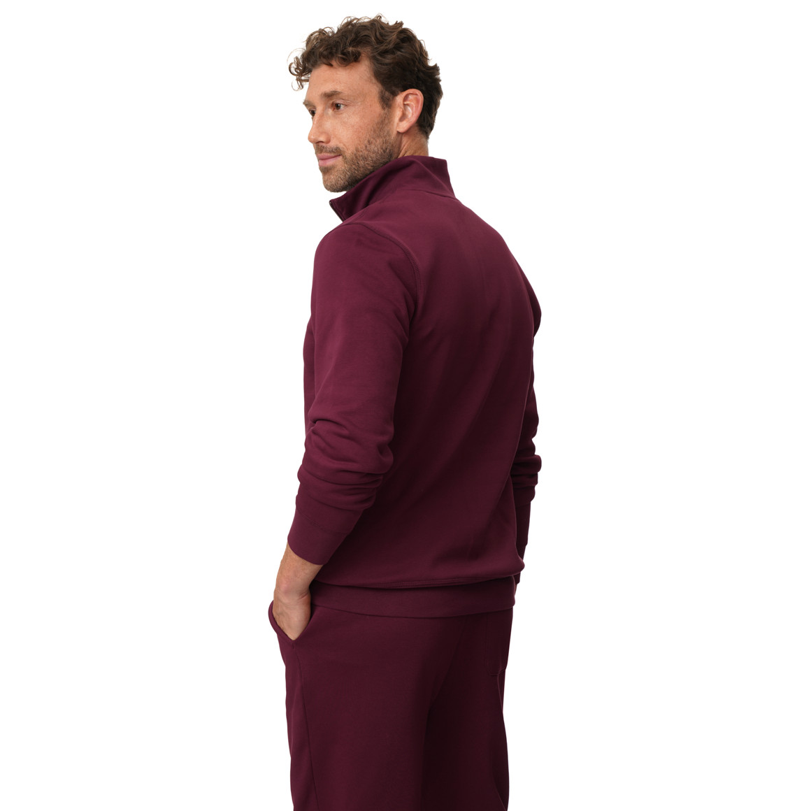 Herren Sweattroyer mit Stickerei