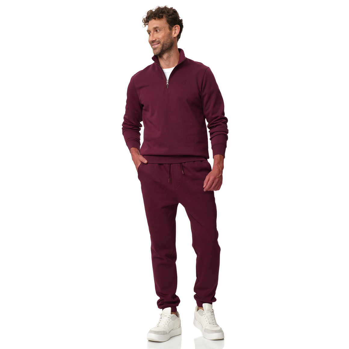 Herren Sweattroyer mit Stickerei