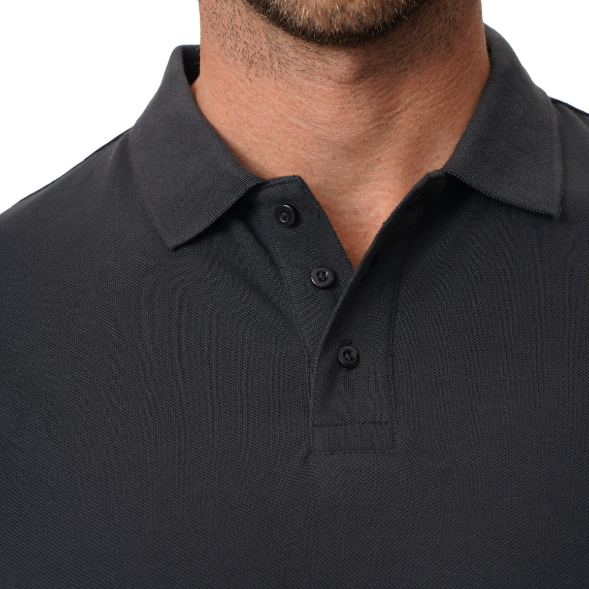 Herren Poloshirt in Piqué-Struktur