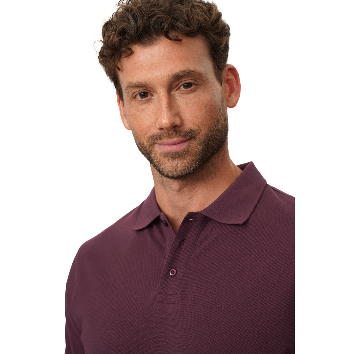 Herren Poloshirt in Piqué-Struktur