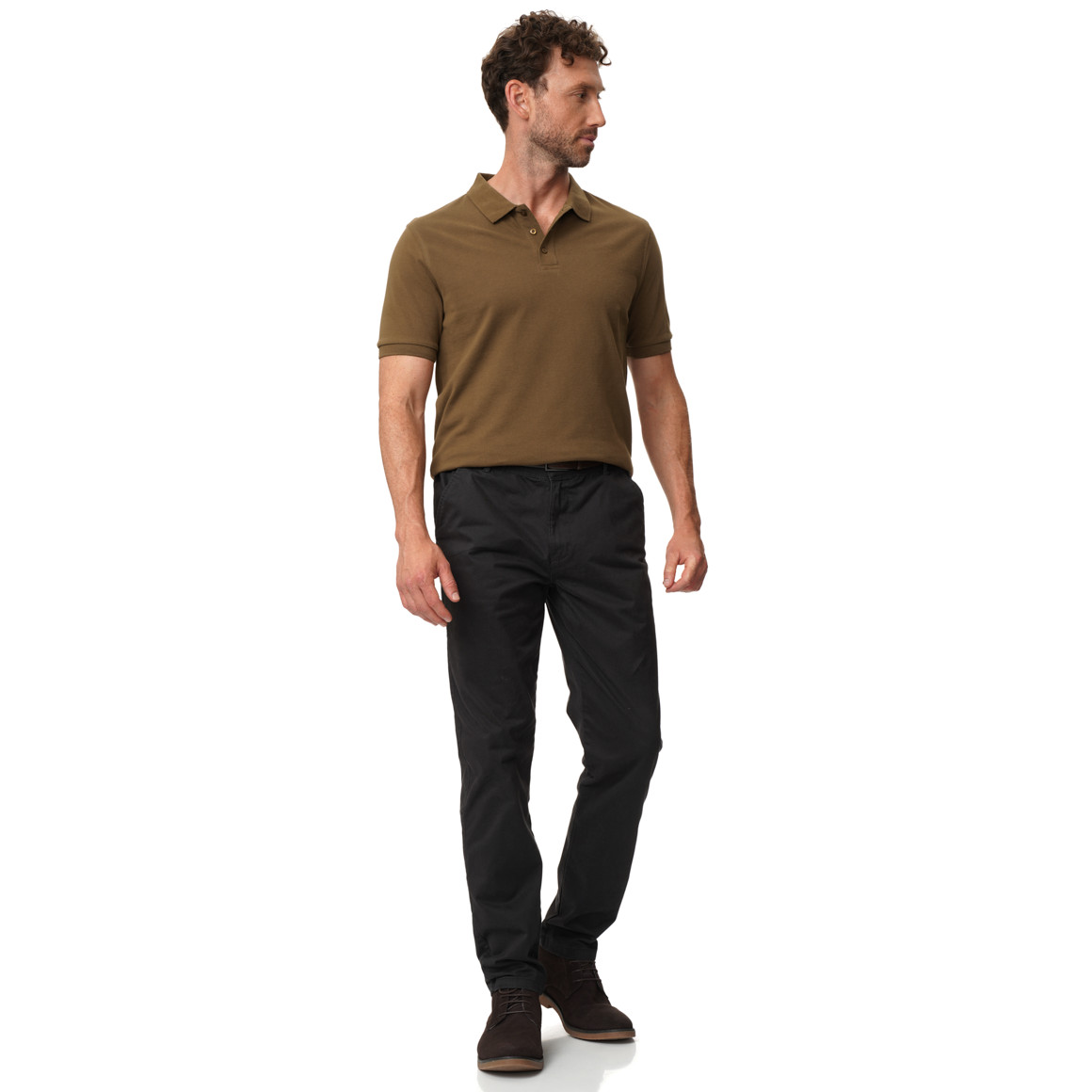Herren Poloshirt in Piqué-Struktur