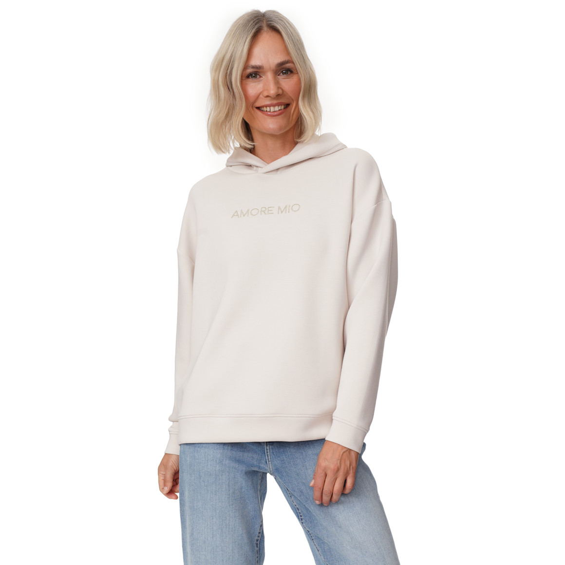 Damen Modal-Hoodie mit Stickerei