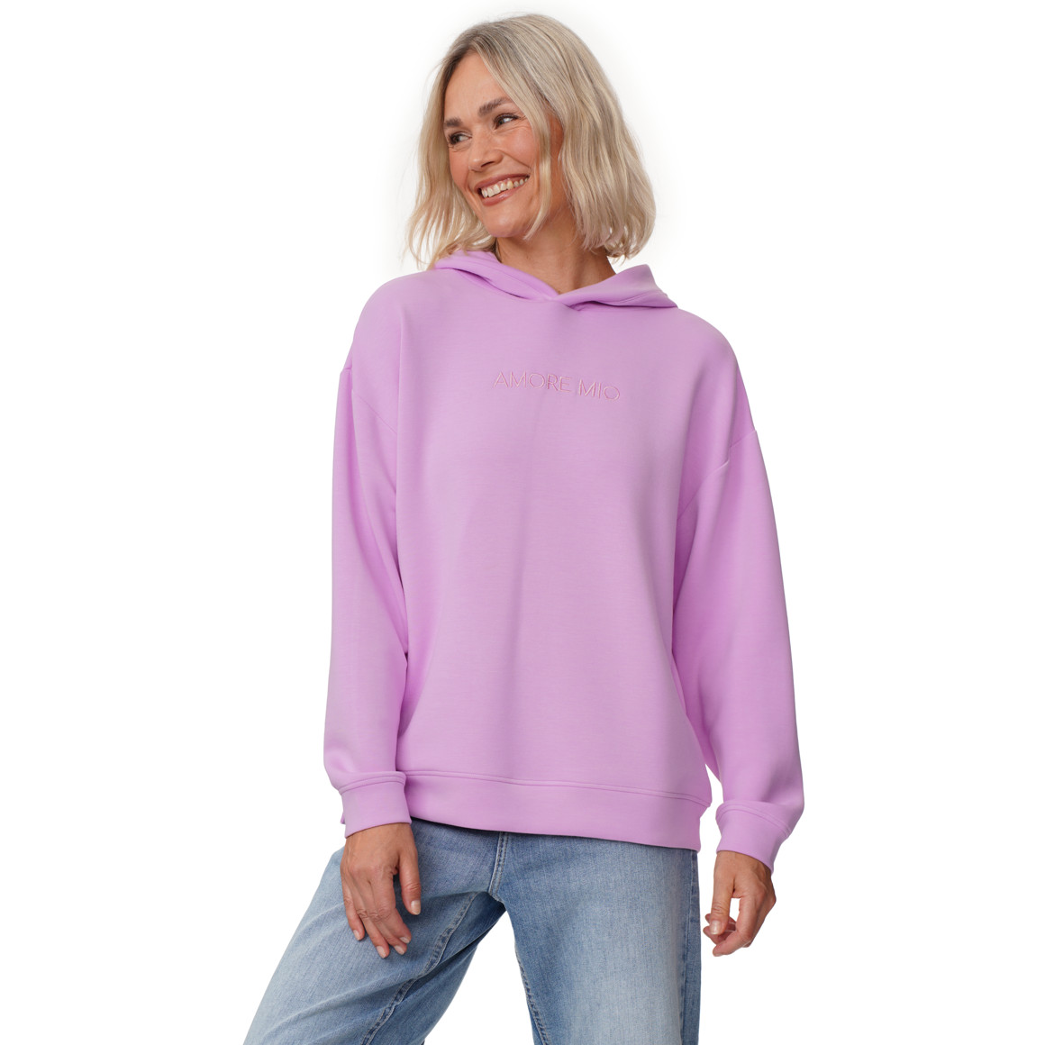 Damen Modal-Hoodie mit Stickerei