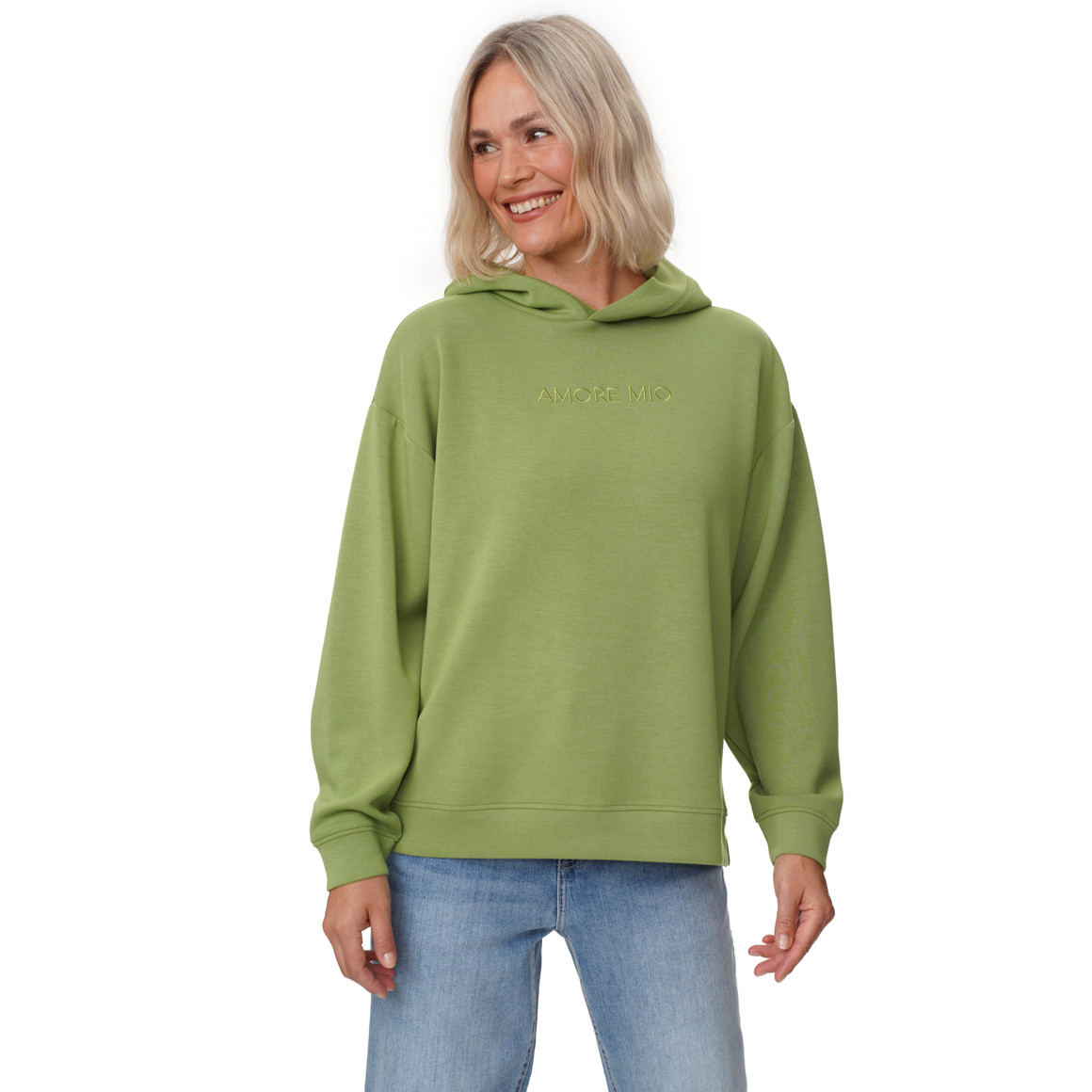 Damen Modal-Hoodie mit Stickerei