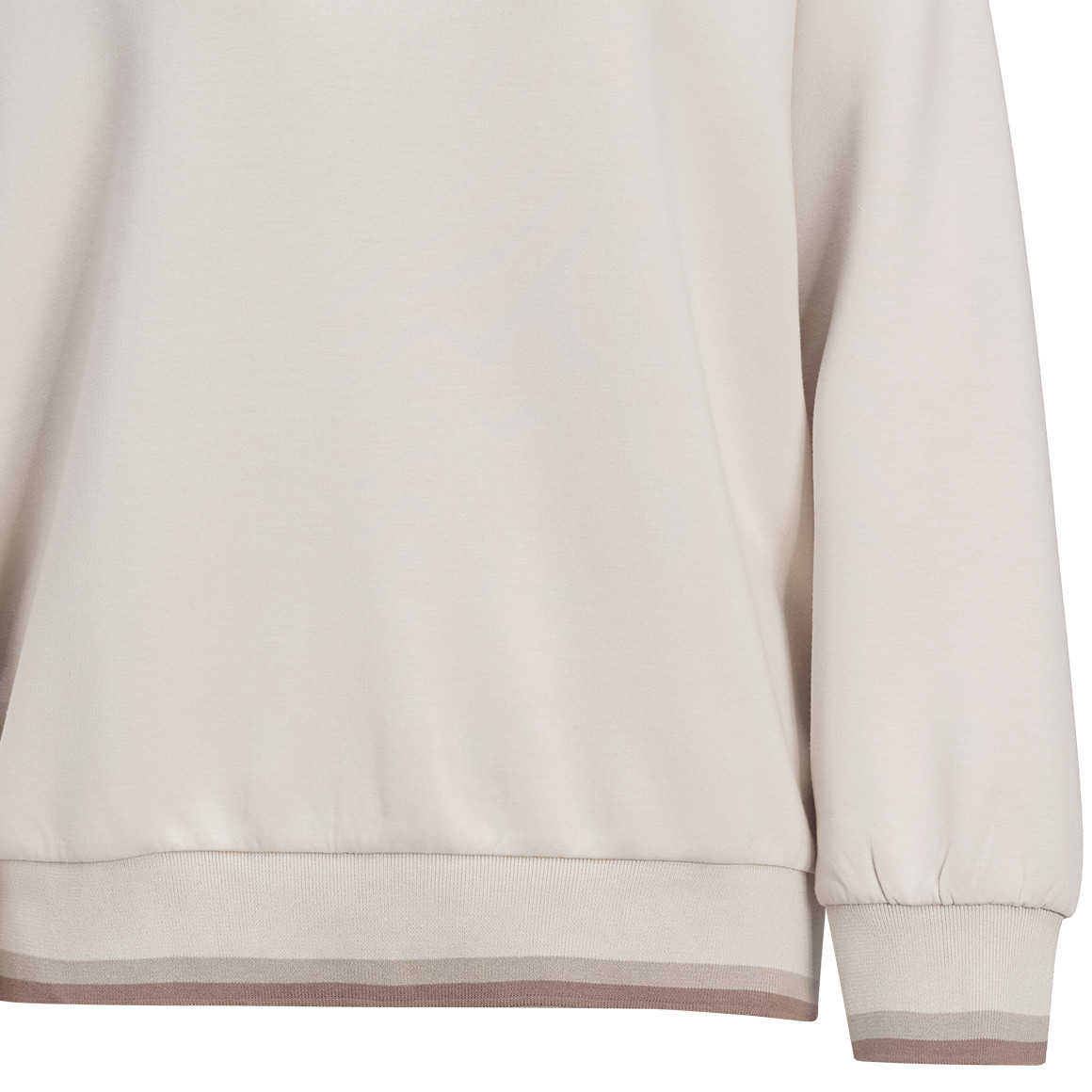 Damen Modalshirt mit Herz-Stickerei