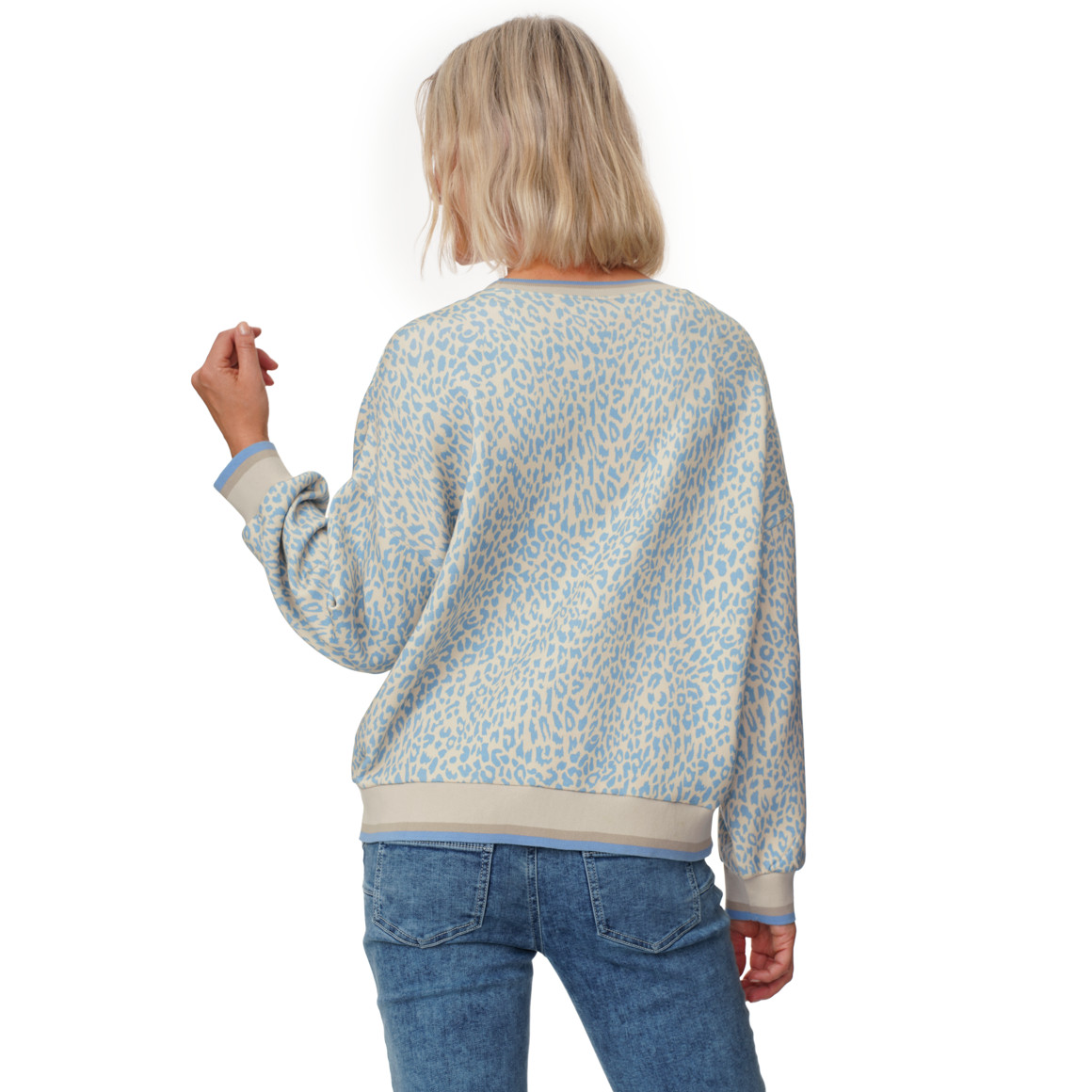 Damen Modalshirt mit Animal-Print