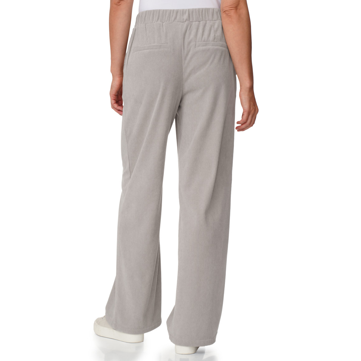 Damen Cordhose mit weitem Bein