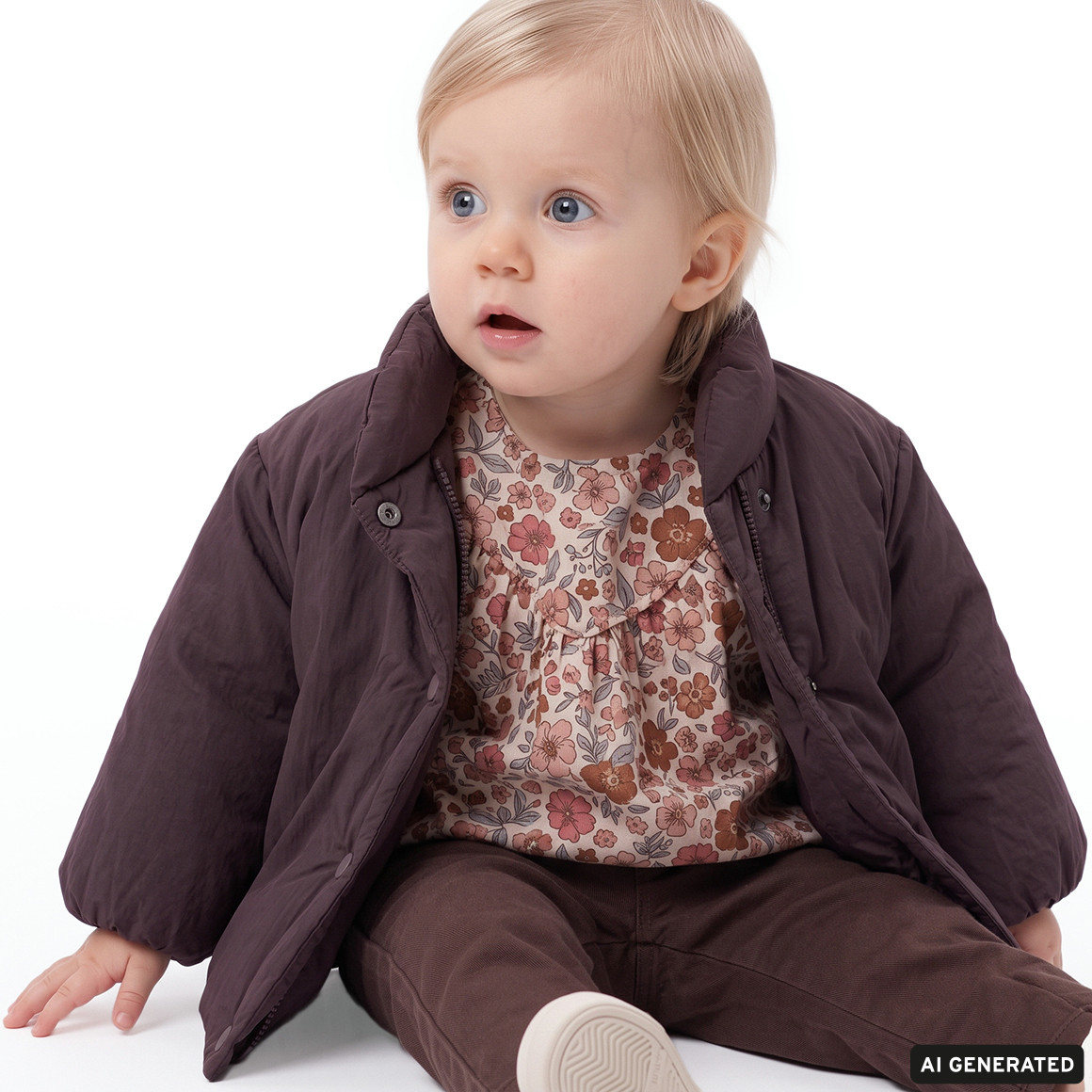 Baby Winterjacke mit Stehkragen