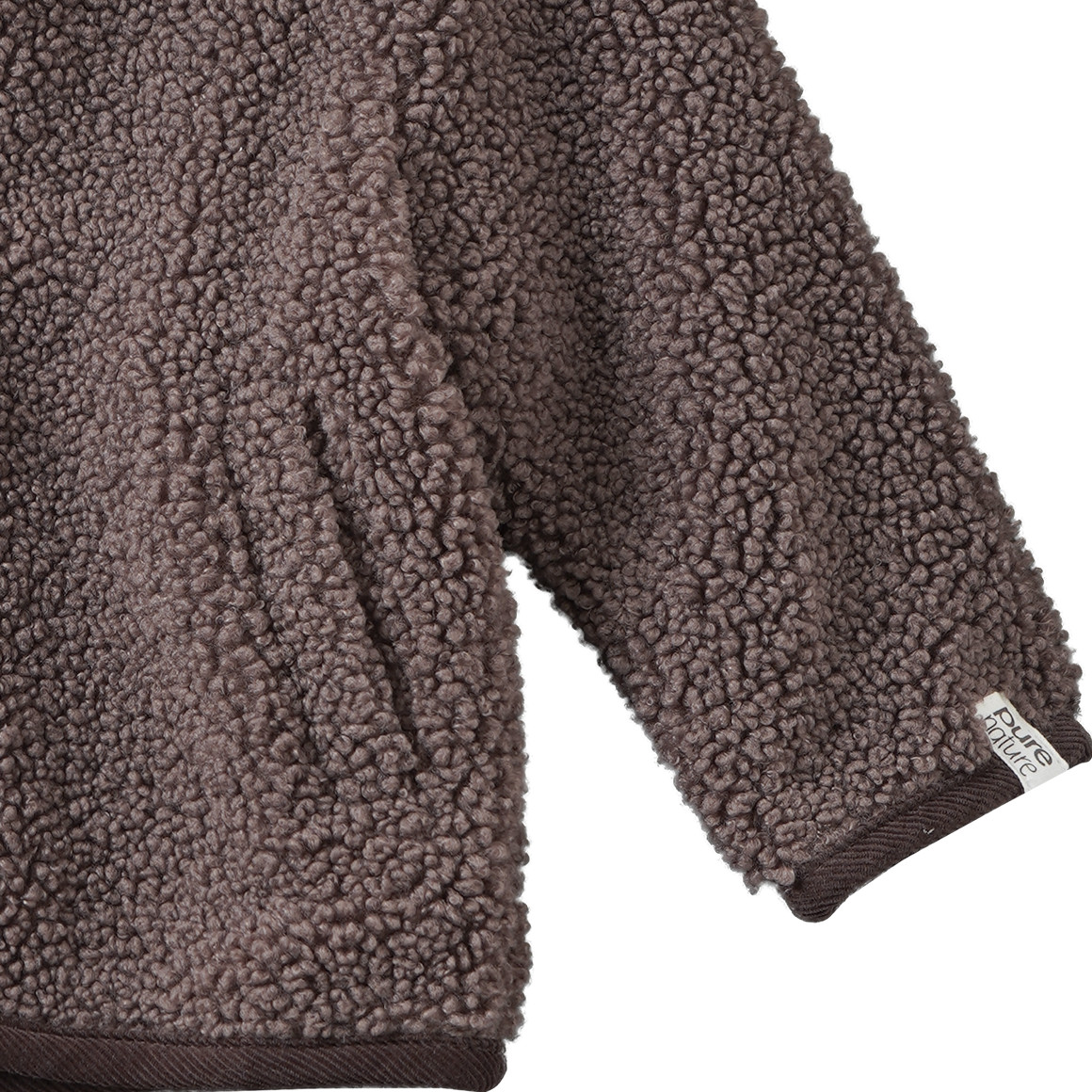 Baby Teddyjacke mit Stehkragen