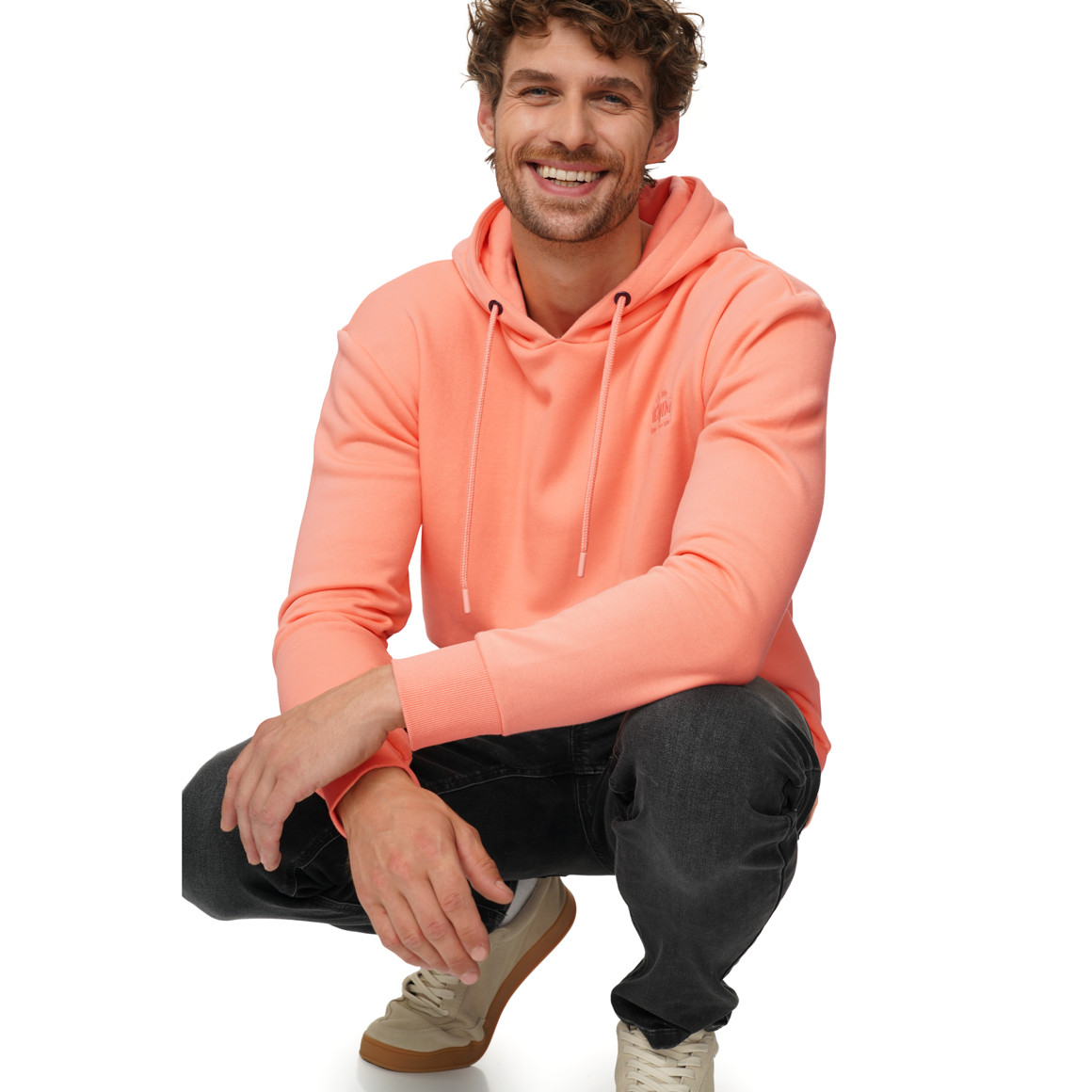Herren Hoodie mit Stickerei