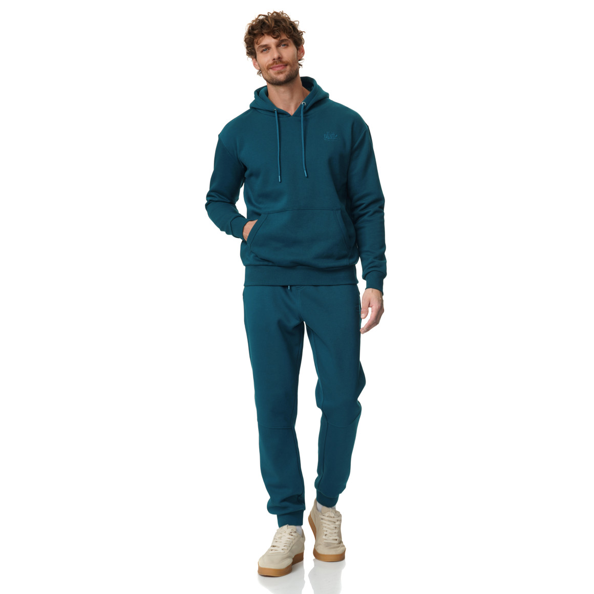 Herren Hoodie mit Stickerei
