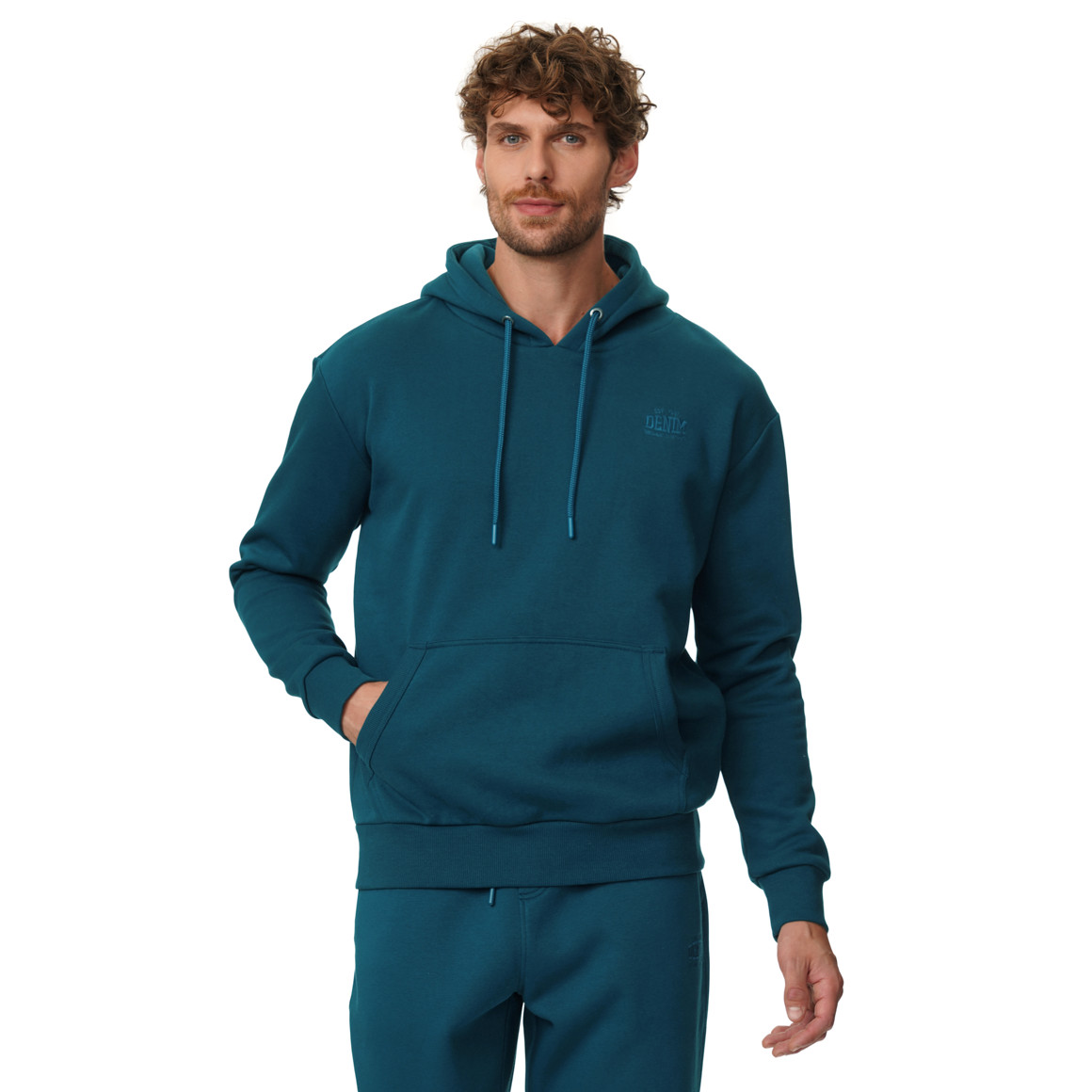 Herren Hoodie mit Stickerei