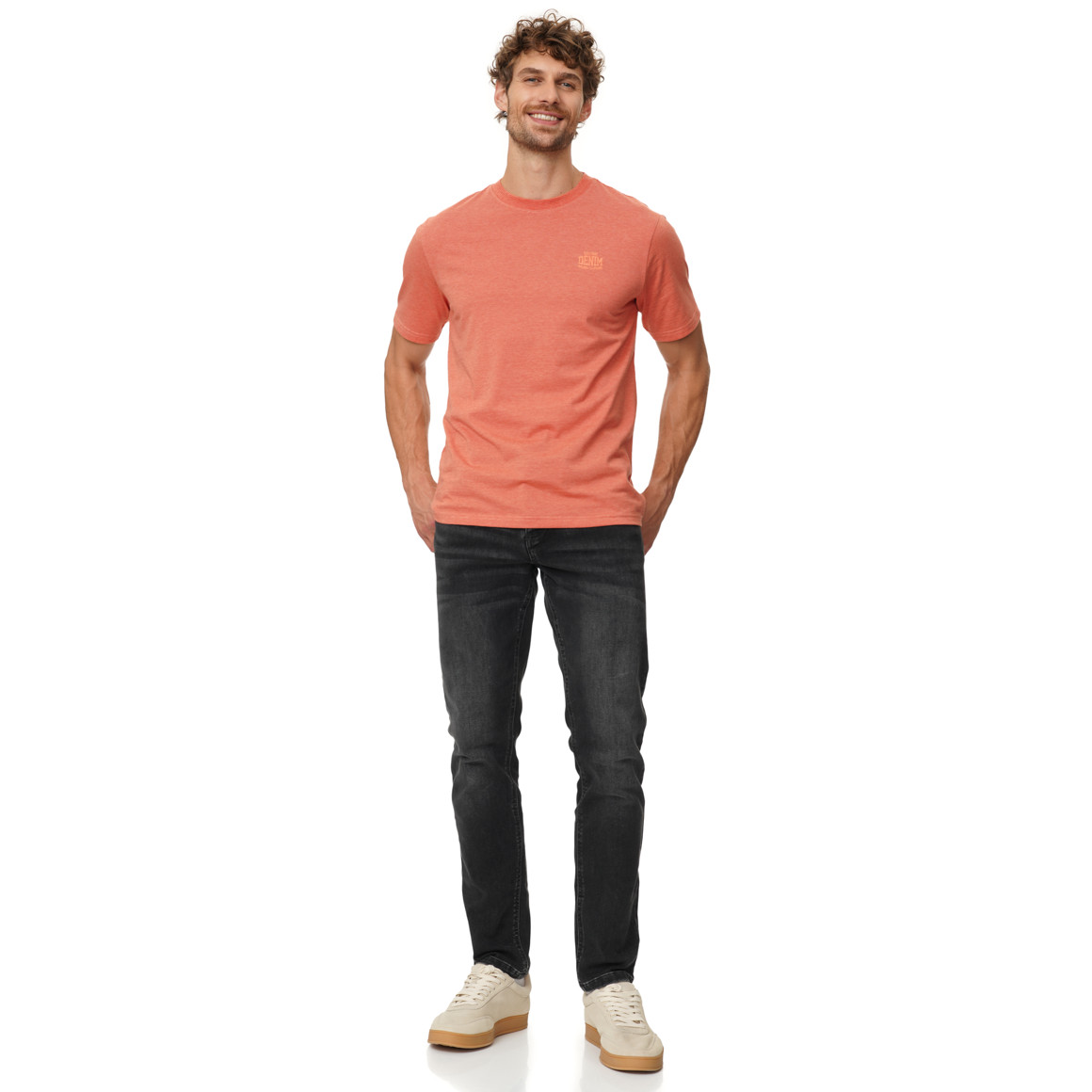 Herren T-Shirt mit Stickerei