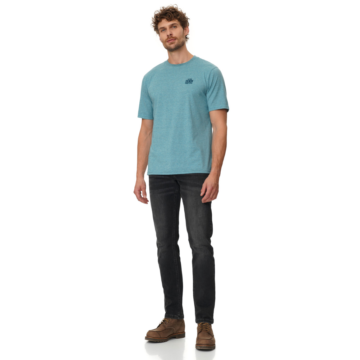 Herren T-Shirt mit Stickerei
