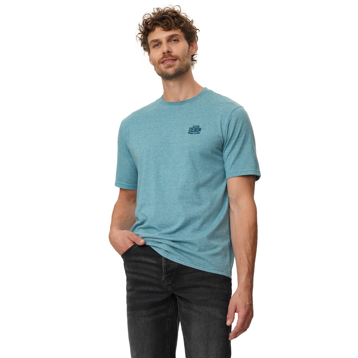 Herren T-Shirt mit Stickerei