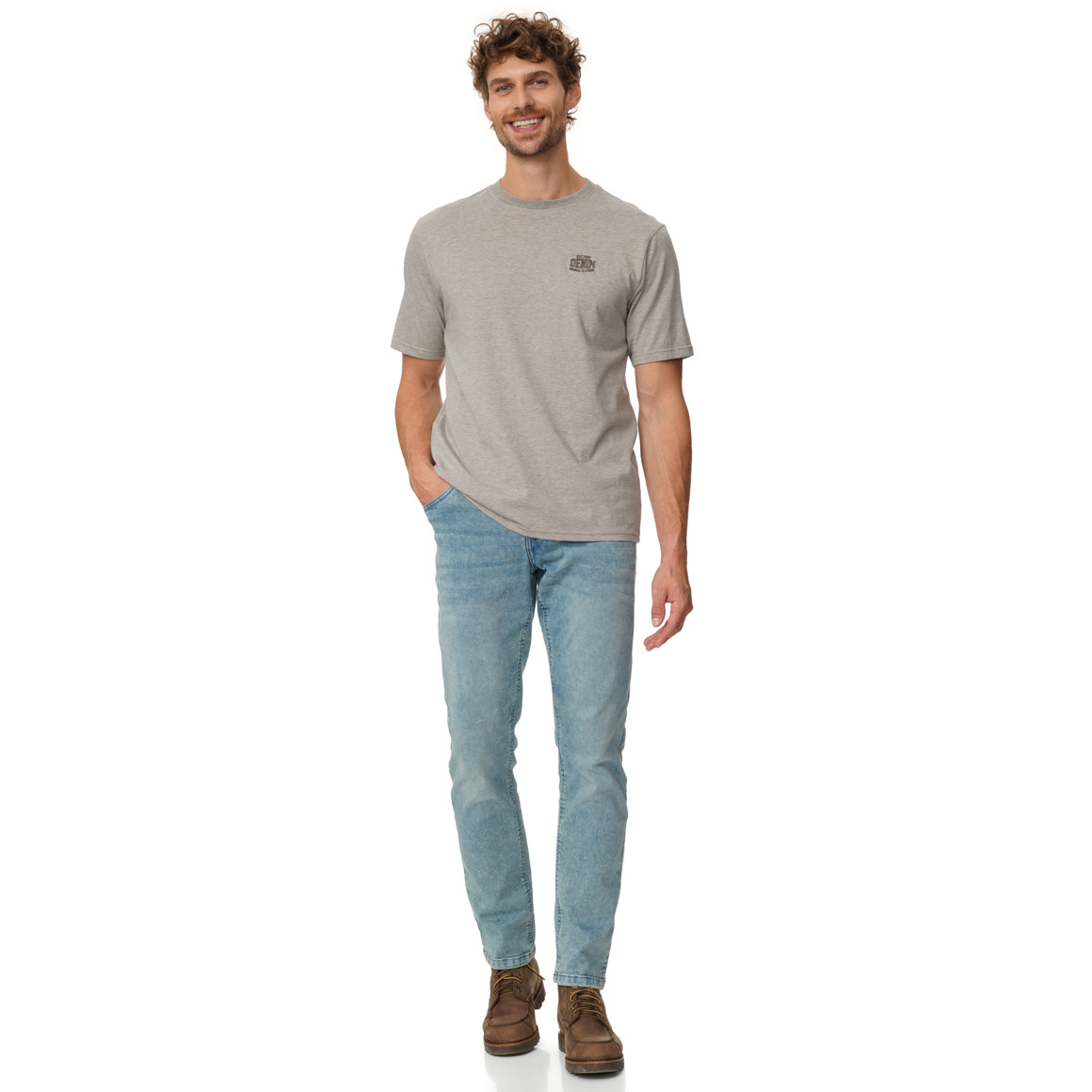 Herren T-Shirt mit Stickerei