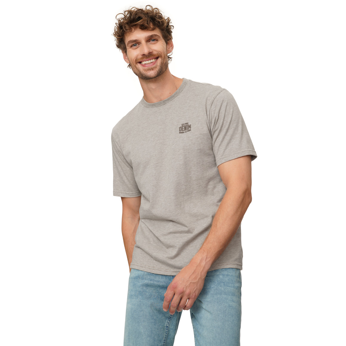 Herren T-Shirt mit Stickerei