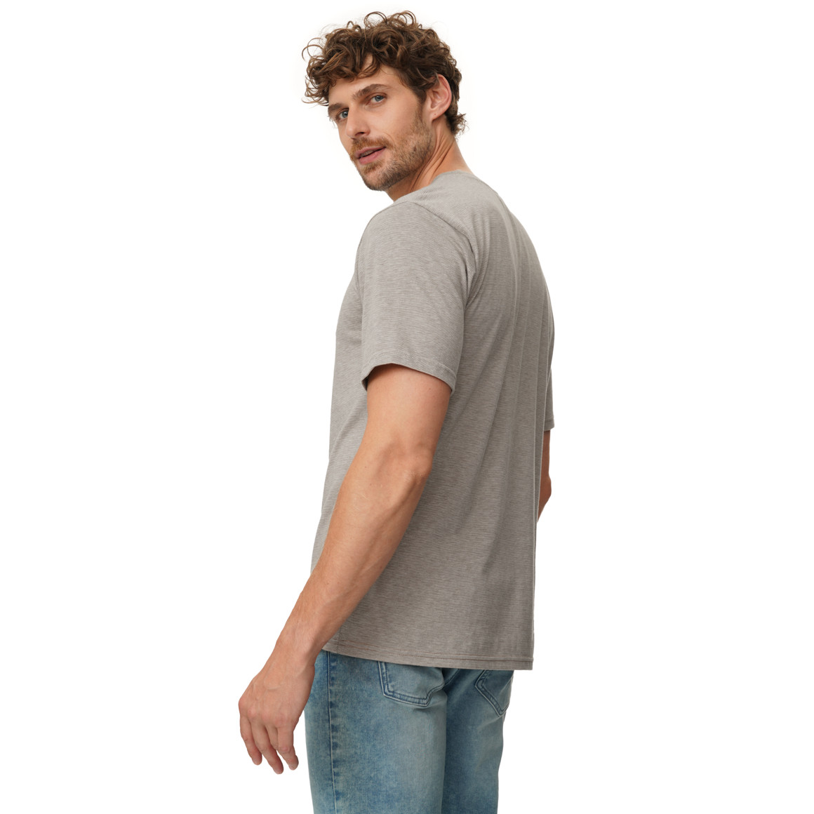 Herren T-Shirt mit Stickerei