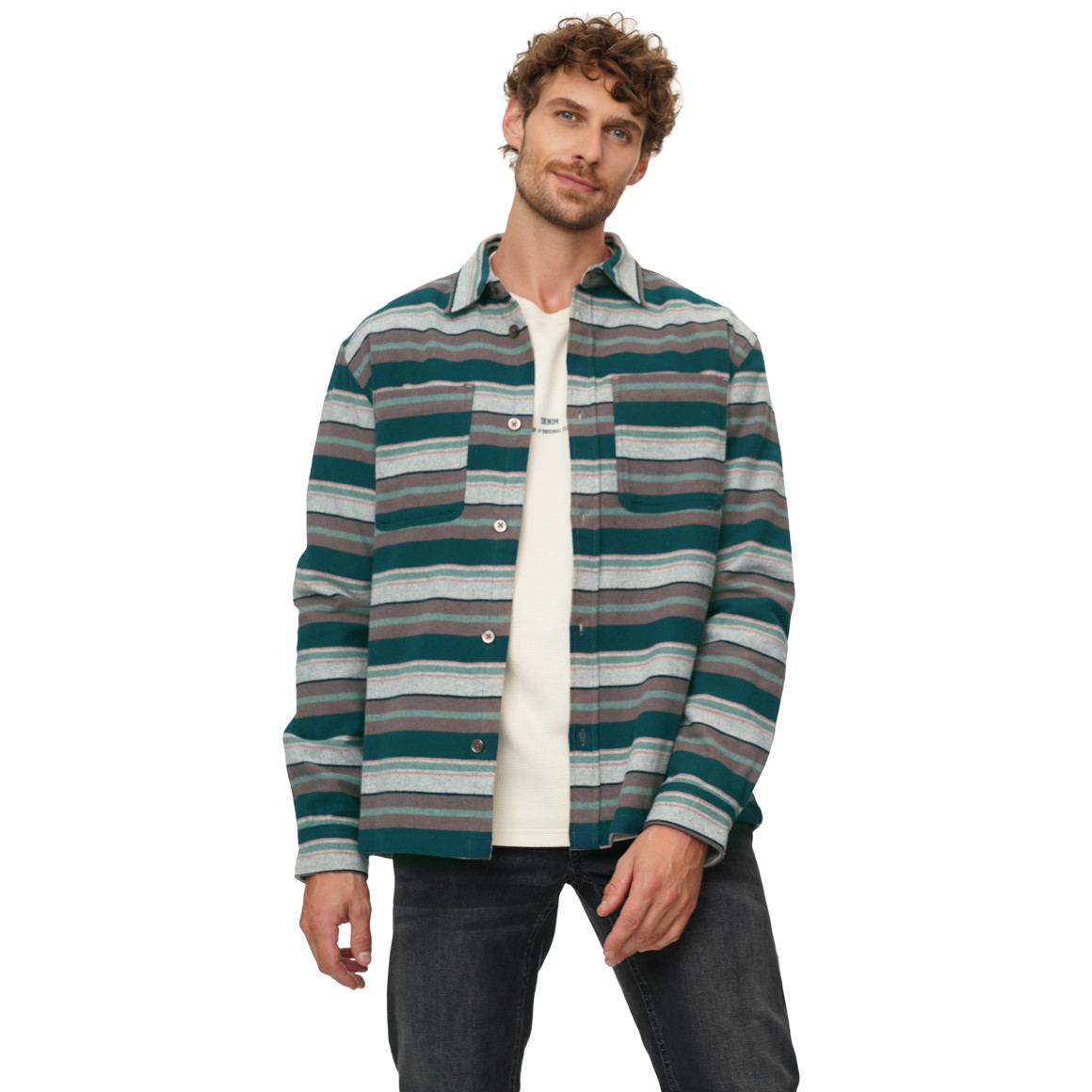 Herren Hemd mit Streifen