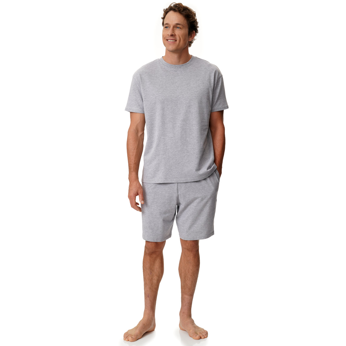 Herren Loungeshirt aus French Terry