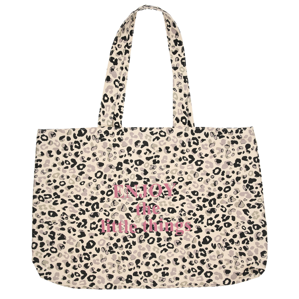 Damen Shopper mit Leo-Muster