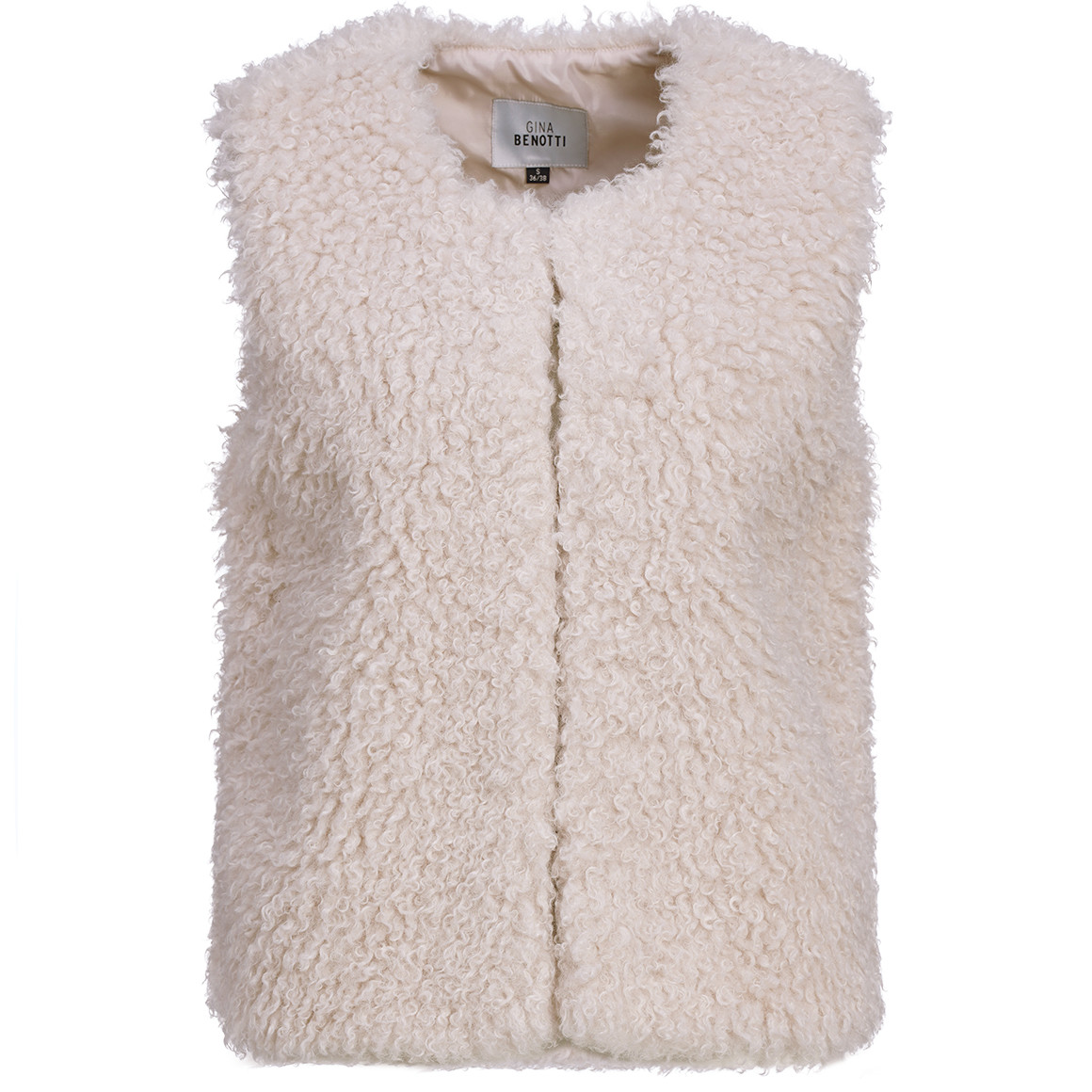 Damen Weste in Fell-Optik
