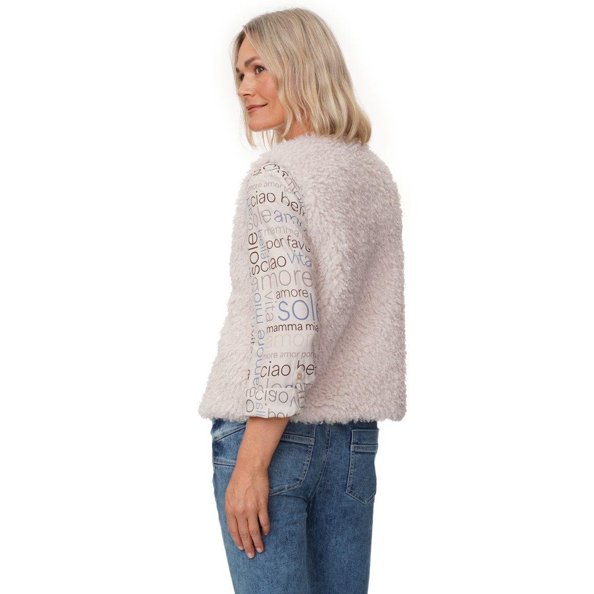 Damen Weste in Fell-Optik