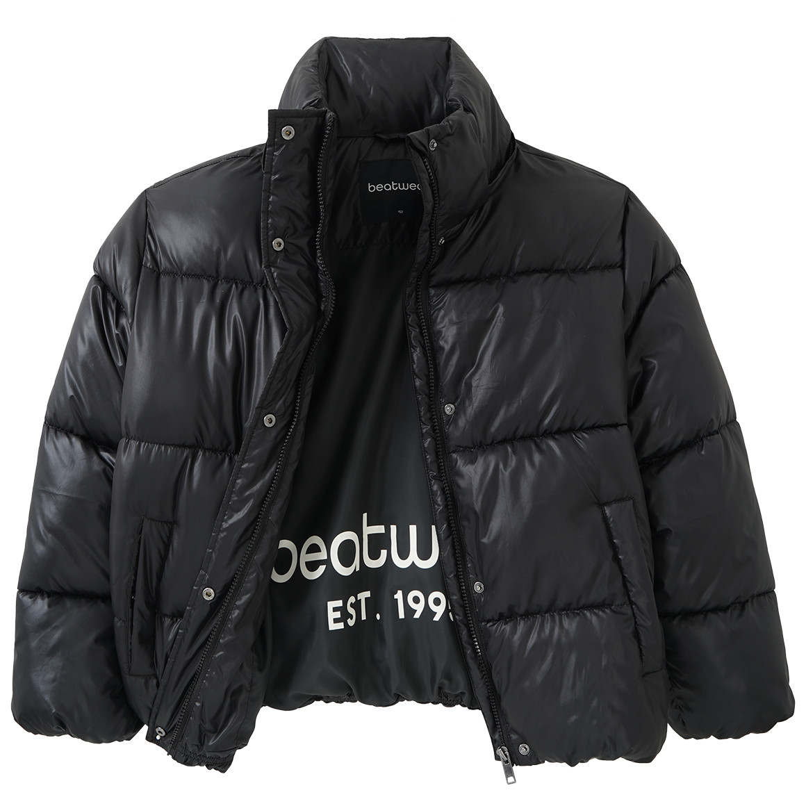 Mädchen Steppjacke glänzend