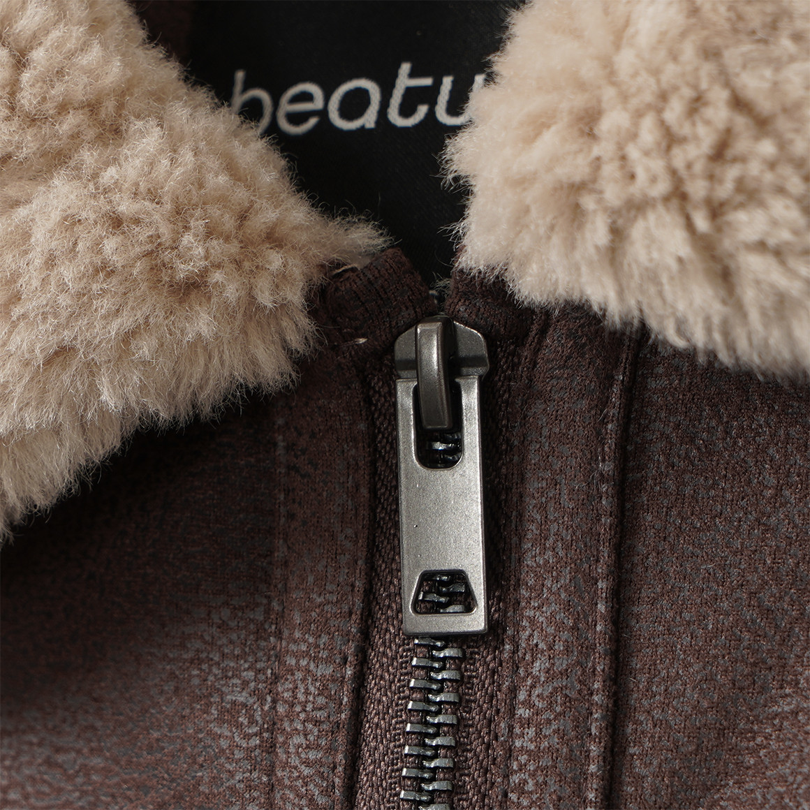 Mädchen Jacke in Wildleder-Optik