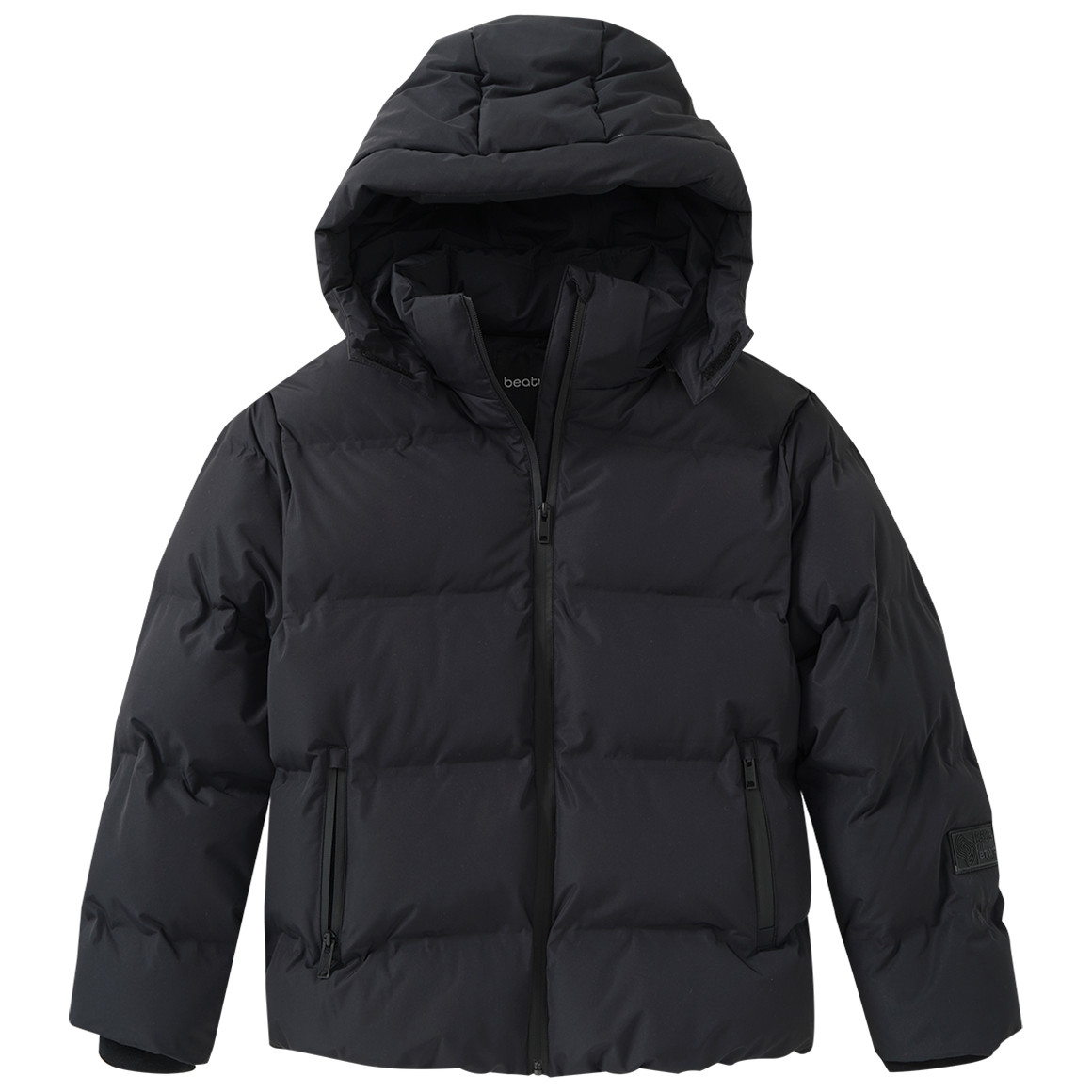 Jungen Winterjacke mit abnehmbarer Kapuze
