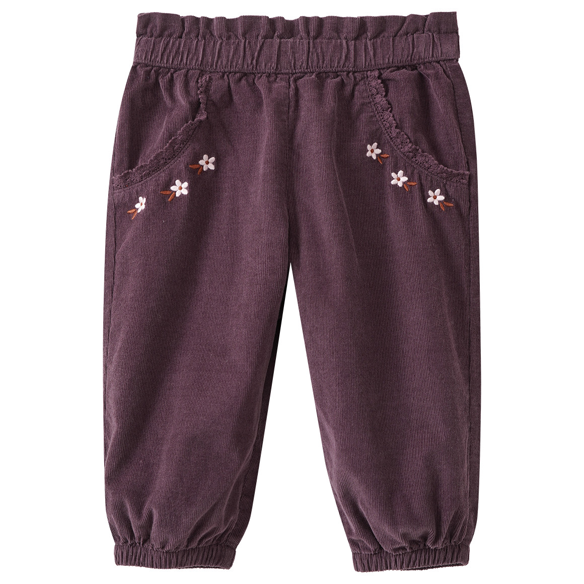 Baby Cordhose mit Paperbag-Bund