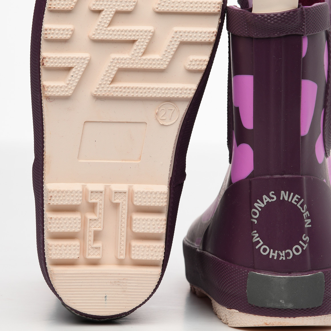 Mädchen Gummistiefel mit Herz-Allover