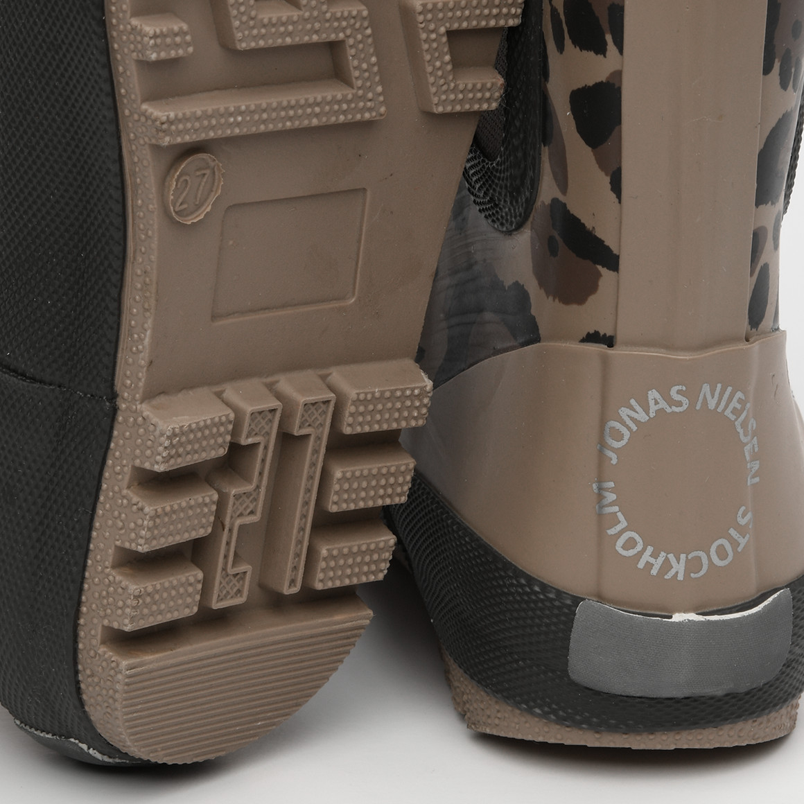 Mädchen Gummistiefel mit Leo-Allover