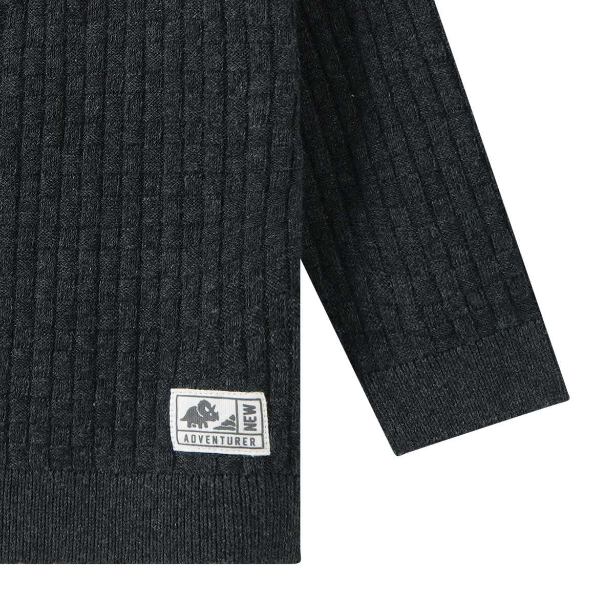Baby Strickpullover mit Polo-Kragen