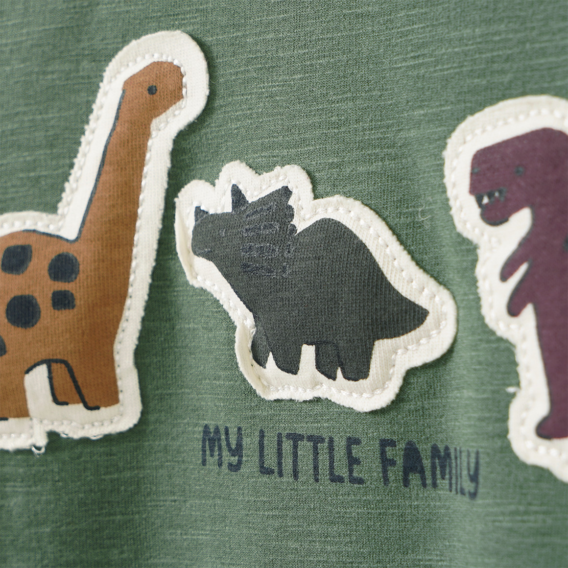 Baby Sweatshirt mit Dino-Applikation