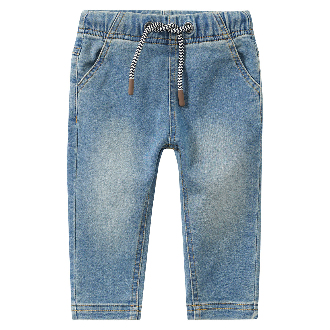 Baby Jeans mit Used-Waschung