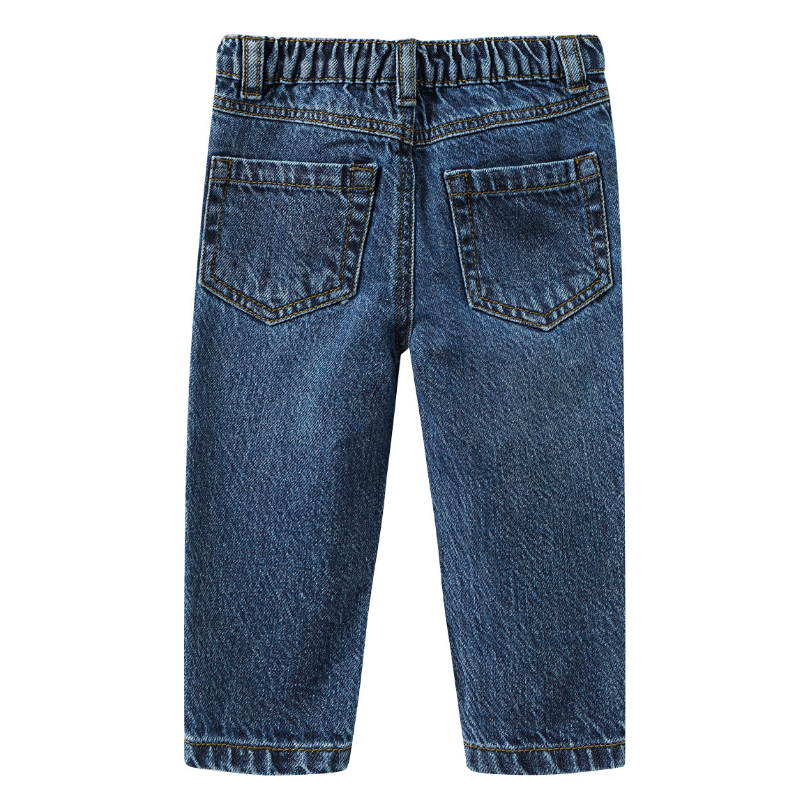 Baby Jeans mit Allover-Stickerei
