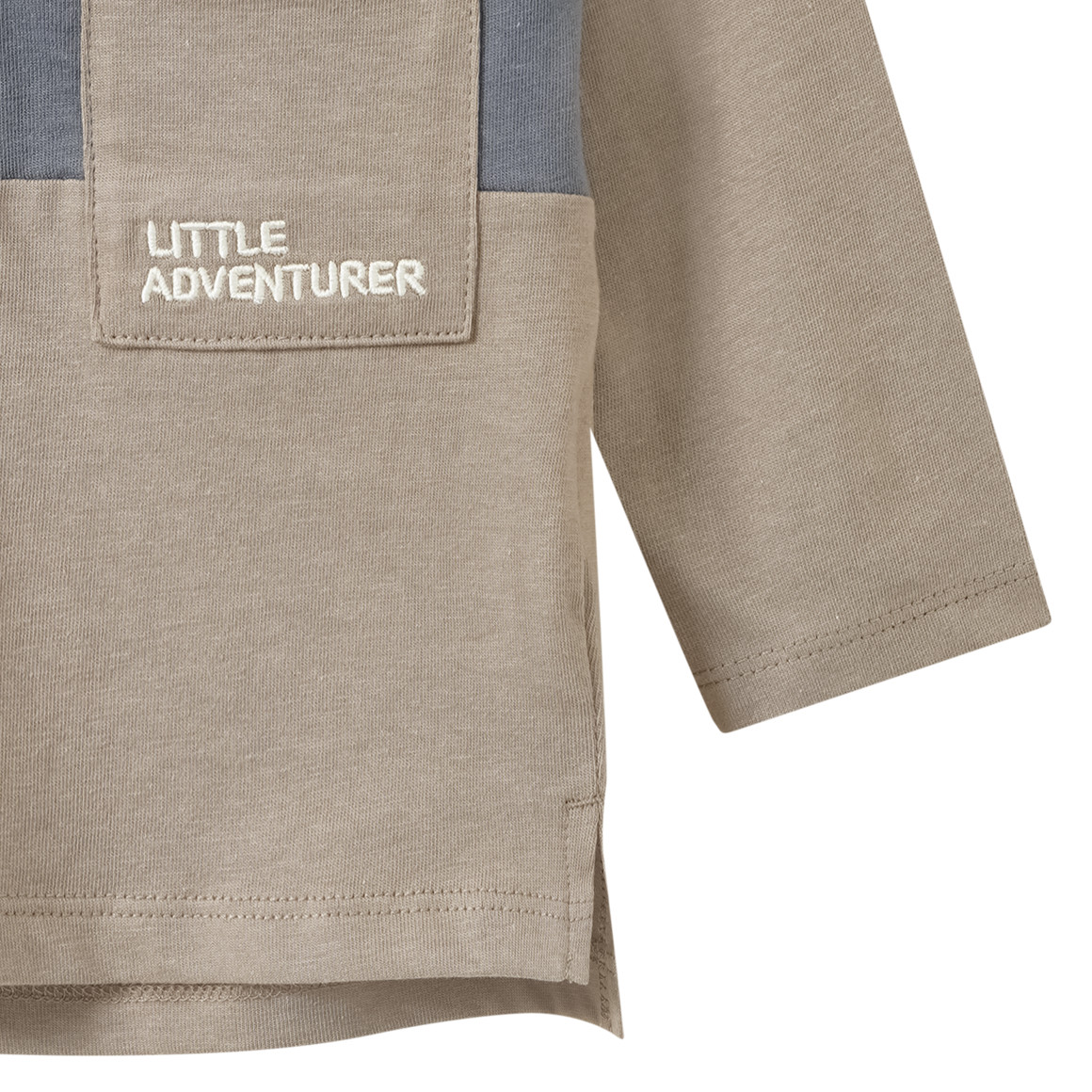 Baby Langarmpolo mit Brusttasche