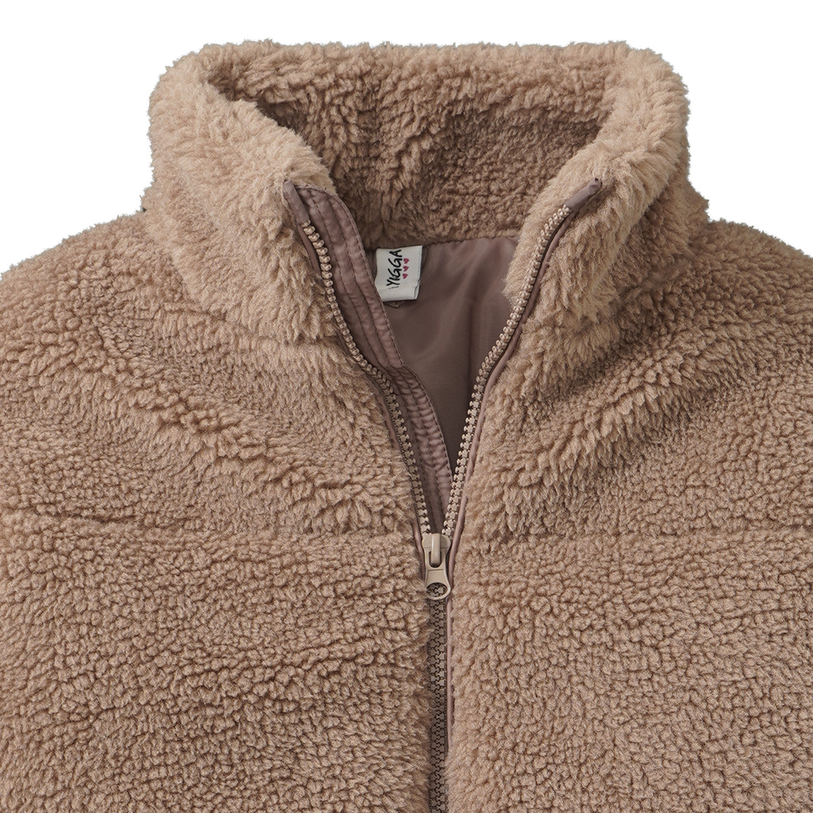 Mädchen Teddyjacke mit Stehkragen