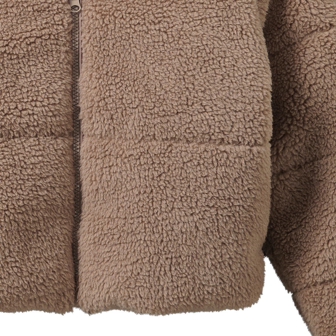 Mädchen Teddyjacke mit Stehkragen