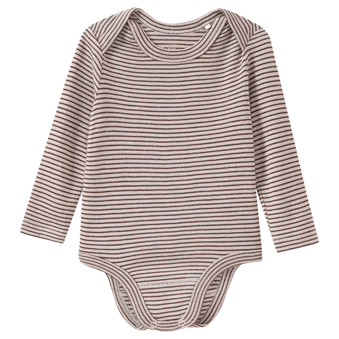 Baby Wolle-Seide-Body mit Schlupfkragen