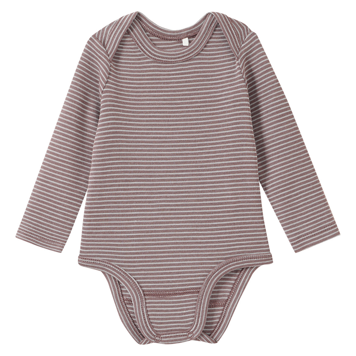 Baby Wolle-Seide-Body mit Schlupfkragen